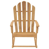 NNEVL Adirondack Rocking Chairs 2 pcs Solid Wood Teak