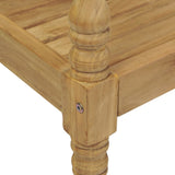 NNEVL Batavia Chairs with Cushions 6 pcs Solid Teak Wood