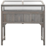 NNEVL Raised Bed with Greenhouse 110x54x120 cm Solid Fir Wood