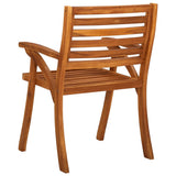 NNEVL Garden Chairs 4 pcs Solid Acacia Wood