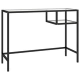NNEVL Computer Desk Transparent 100x36x74 cm Glass