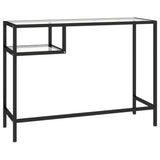 NNEVL Computer Desk Transparent 100x36x74 cm Glass