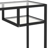 NNEVL Computer Desk Transparent 100x36x74 cm Glass