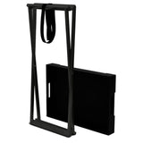 NNEVL Folding Table Black 48x34x61 cm MDF