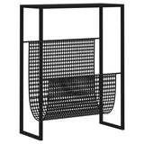 NNEVL Magazine Rack Black 35x15x45 cm Steel