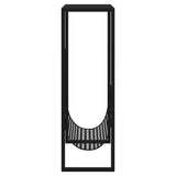 NNEVL Magazine Rack Black 35x15x45 cm Steel