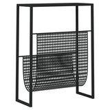 NNEVL Magazine Rack Black 35x15x45 cm Steel