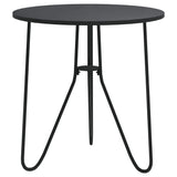 NNEVL Tea Table Black 48 cm MDF and Iron