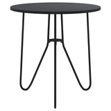 NNEVL Tea Table Black 48 cm MDF and Iron