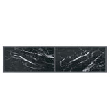 NNEVL Console Table Black 140x35x75.5 cm Tempered Glass