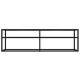 NNEVL TV Cabinet Black 140x40x40.5 cm Tempered Glass