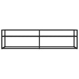 NNEVL TV Cabinet Transparent 160x40x40.5 cm Tempered Glass