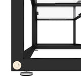 NNEVL TV Cabinet Transparent 160x40x40.5 cm Tempered Glass