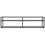 NNEVL TV Cabinet Black 160x40x40.5 cm Tempered Glass