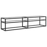 NNEVL TV Cabinet Transparent 180x40x40.5 cm Tempered Glass