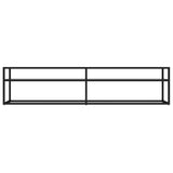 NNEVL TV Cabinet Transparent 180x40x40.5 cm Tempered Glass