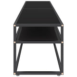 NNEVL TV Cabinet Black 180x40x40.5 cm Tempered Glass