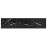 NNEVL TV Cabinet Black Marble 180x40x40.5 cm Tempered Glass
