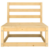 NNEVL 8 Piece Garden Lounge Set Solid Pinewood