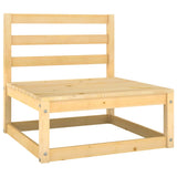NNEVL Garden 3-Seater Sofa Solid Wood Pine