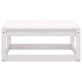 NNEVL 6 Piece Garden Lounge Set White Solid Pinewood