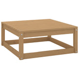 NNEVL 6 Piece Garden Lounge Set Honey Brown Solid Pinewood