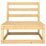 NNEVL 10 Piece Garden Lounge Set Solid Pinewood