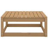 NNEVL 7 Piece Garden Lounge Set Honey Brown Solid Pinewood