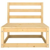 NNEVL 12 Piece Garden Lounge Set Solid Pinewood