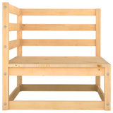 NNEVL 11 Piece Garden Lounge Set Solid Pinewood