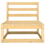 NNEVL 12 Piece Garden Lounge Set Solid Pinewood