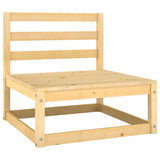 NNEVL 10 Piece Garden Lounge Set Solid Pinewood