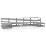 NNEVL 7 Piece Garden Lounge Set Solid Pinewood