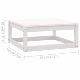 NNEVL 9 Piece Garden Lounge Set Solid Pinewood