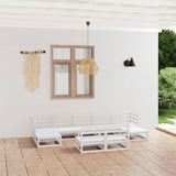 NNEVL 9 Piece Garden Lounge Set Solid Pinewood