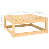 NNEVL 7 Piece Garden Lounge Set Solid Pinewood