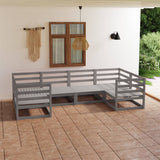 NNEVL 6 Piece Garden Lounge Set Solid Pinewood