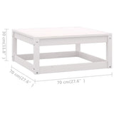 NNEVL 7 Piece Garden Lounge Set Solid Pinewood