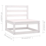 NNEVL 3-Seater Garden Sofa with Cushions Solid Pinewood