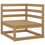 NNEVL 8 Piece Garden Lounge Set with Cushions Solid Pinewood