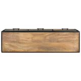 NNEVL TV Cabinet 110x30x45 cm Rough Mango Wood
