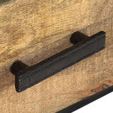 NNEVL TV Cabinet 110x30x45 cm Rough Mango Wood