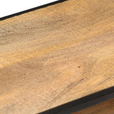 NNEVL TV Cabinet 110x30x45 cm Rough Mango Wood