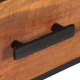 NNEVL TV Cabinet 110x30x45 cm Solid Acacia Wood