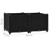 NNEVL Raised Bed 80x40x38 cm Polypropylene