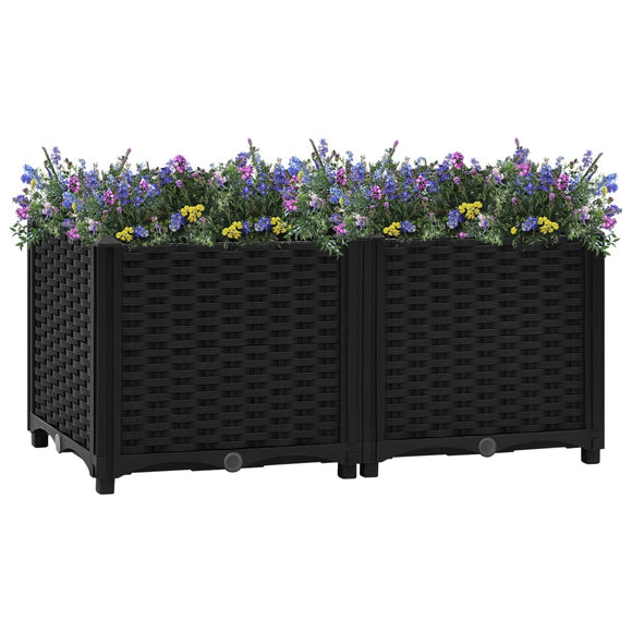 NNEVL Raised Bed 80x40x38 cm Polypropylene