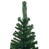 NNEVL Artificial Christmas Tree with LEDs L 240 cm Green