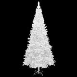 NNEVL Artificial Christmas Tree with LEDs L 240 cm White