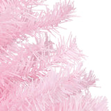 NNEVL Artificial Christmas Tree with LEDs&Stand Pink 120 cm PVC
