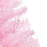NNEVL Artificial Christmas Tree with LEDs&Stand Pink 180 cm PVC